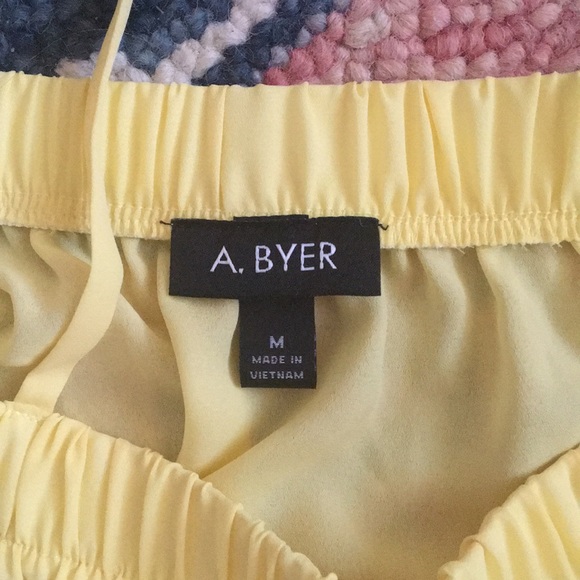 🍋NWOT - A. Byer ~ Flowy Off the Shoulder Top🍋 - Picture 3 of 3